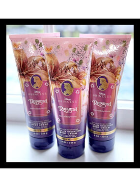 Bath & Body Works DISNEY PRINCESS Rapunzel Ultimate Hydration Body Cream x3